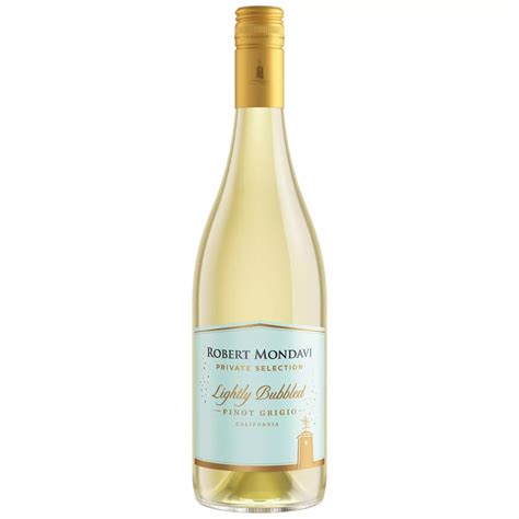 Robert Mondavi Private Selection Selection Lightly Bubbled Pinot Grigio ...
