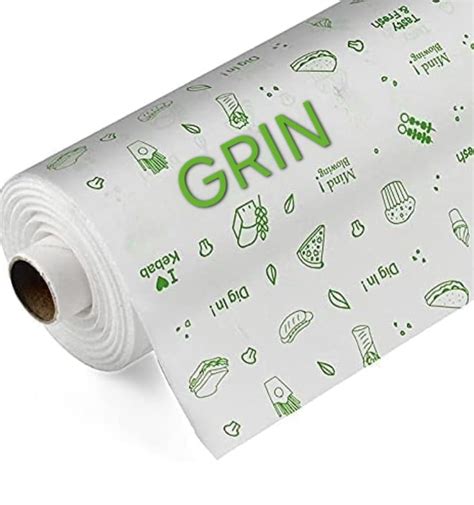 Buy Grin 50 Meters Food Wrapping Paper Roll - Premium Non-Stick Butter ...