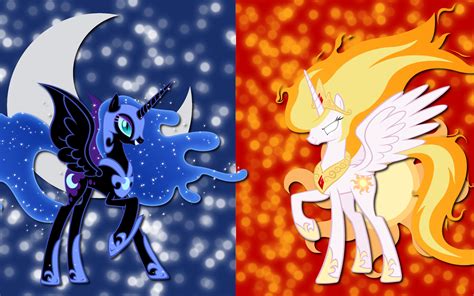 Luna And Celestia Mlp Wallpaper