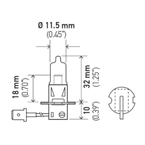 Hella BULB H3 12V 55W PK22 H3 | Zoro