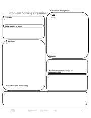 Problem Solving Graphic Organizer ES 的图像结果