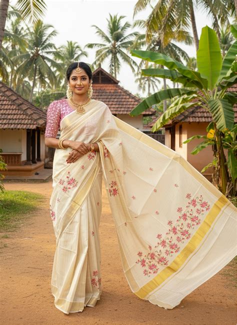Kerala Saree Online – Southloom.com - Kerala Handloom and Indian Ethnic ...