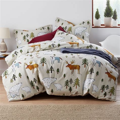 Winter Animal Flannel Sheets & Bedding Set | The Company Store ...