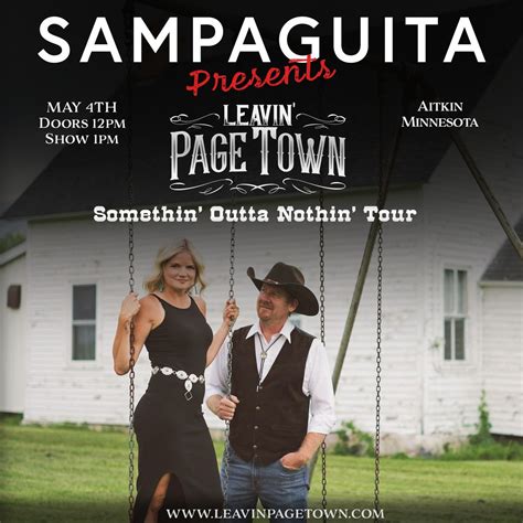 Leavin Page Town S-O-N Tour Stop @Sampaguita, Sampaguita, Aitkin, 4 May ...