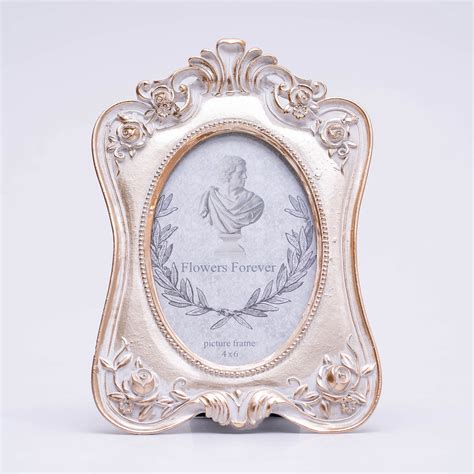 Champagne Gold Vintage Deco 4"X6” Table Top Photo Frame – kilmori