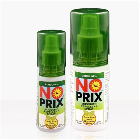 BOROLINE Noprix Ayurvedic Personal Mosquito Repellent Spray 30 ml + 100 ...