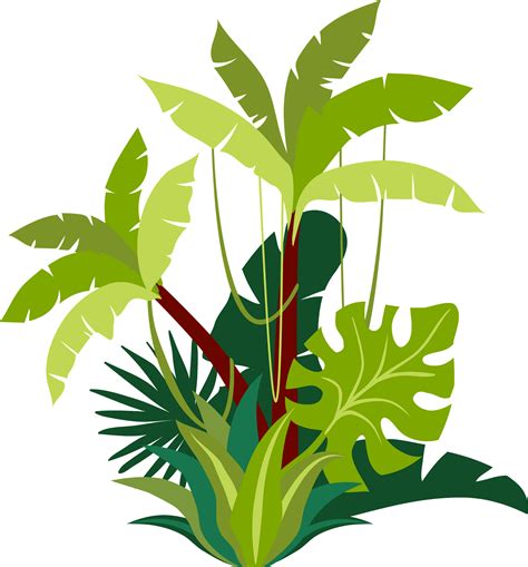 Jungle Animal Silhouette Clip Art