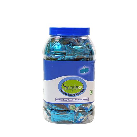 Throat Drops (Mint Flavor) -200 Drops (Jar of 1) – Smyle