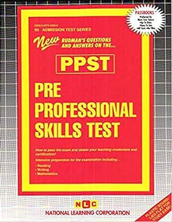Buy PRE PROFESSIONAL SKILLS TEST (PPST): Passbooks Study Guide ...