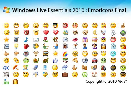 Windows Live Essentials Emoticons 的图像结果