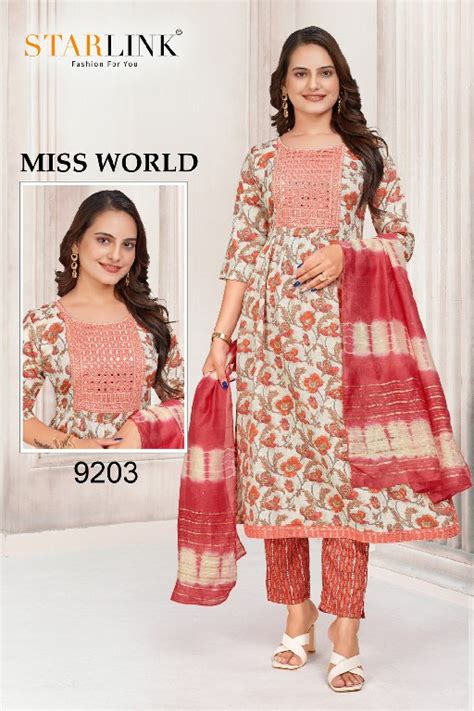 Starlink Miss World Wholesale Capsule Print With Embroidery Readymade ...