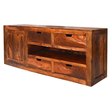 Diane - Solid Wood TV Cabinet With Multiple Drawers – EDIPL SHOP