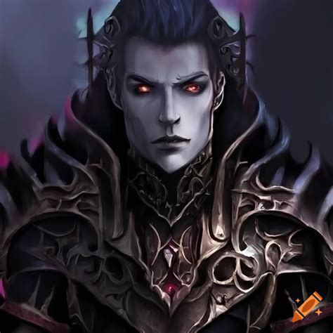 Dark prince in a fantasy setting on Craiyon