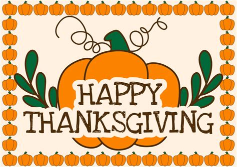 Happy Thanksgiving Signs - 12 Free PDF Printables | Printablee