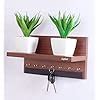 Captiver Engineered Wood Wall Mount Key Holder with Storage Shelf (7 ...