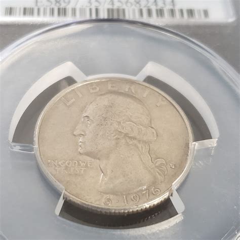 PCGS VF35 Bicentennial Drummer Boy Quarter Dollar Struck-Through Mint ...