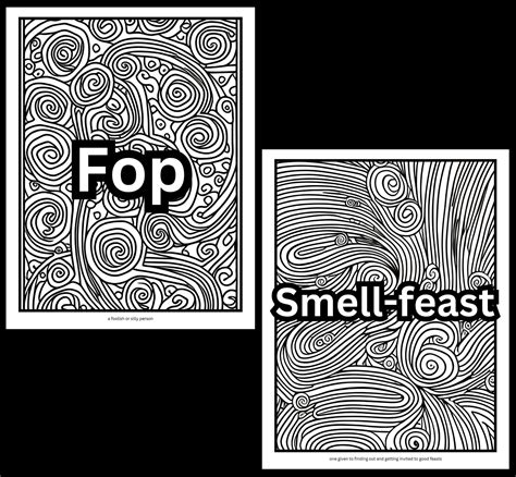 22 Printable Coloring Pages of Old Timey Insults With Definitions - Etsy