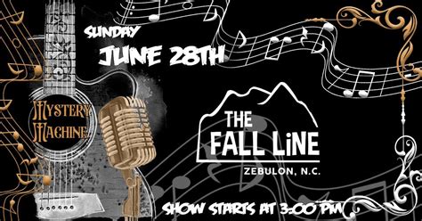 Mystery Machine Live at The Fall Line, Fall Line NC, Zebulon, 28 June ...