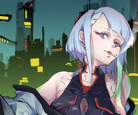 Download Cyberpunk Edgerunners Anime Character Wallpaper | Wallpapers.com