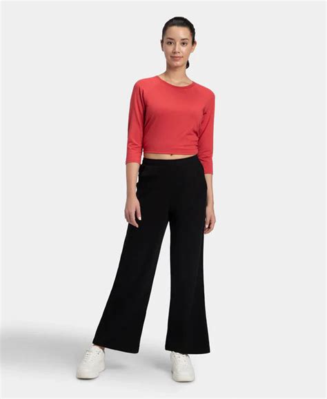 JOCKEY A158 Super Combed Cotton Rich Straight Fit Wide Leg Pants – INEZY