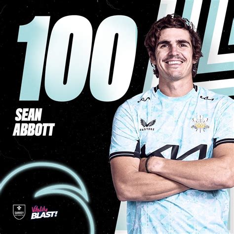 Sean Abbott scores joint-fastest T20 Blast 100 (34 balls) equalling ...