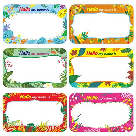 Name Tag Design Clip Art at Walter Pemberton blog