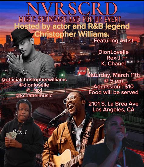NVRSCRD : Music Showcase and Pop Up Event, 2101 S La Brea Ave, Los ...