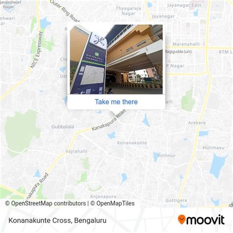 How to Get to Konanakunte Cross in Bengaluru by Bus or Metro?
