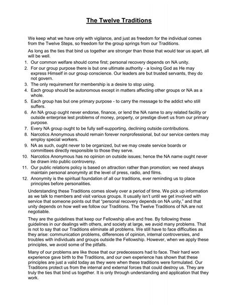 The Twelve Traditions - michigan narcotics anonymous