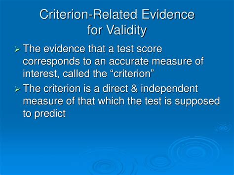 Image result for Criterion-Related Validity Examples