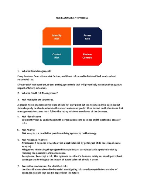 Risk Management Process PDF 的图像结果