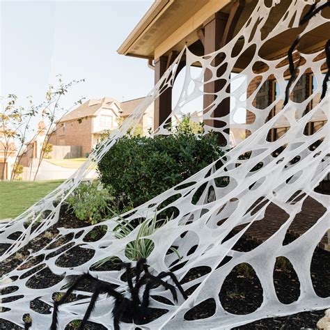 Amazon.com: 650sqft Halloween Giant Spider Web Decoration,Cut Your Own ...