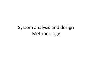 System analysis complete design - Detailed design (UNIT 4) Introduction ...