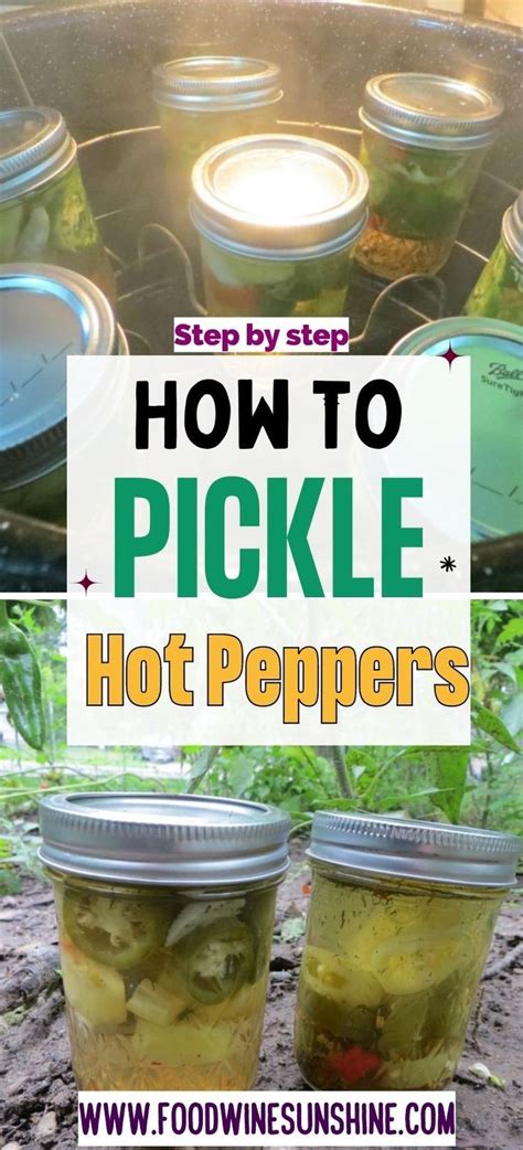 how to can hot peppers recipe