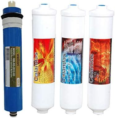 Wellon TFC 80 GPD RO Membrane (Works Till 2000 TDS)+ Colandas Sediment ...