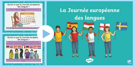 PowerPoint : La Journée européenne des langues - Twinkl