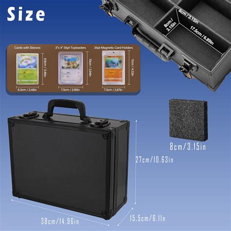 Sports Card Storage For Trading Cards - Holds 600+ 35pt Toploaders ...