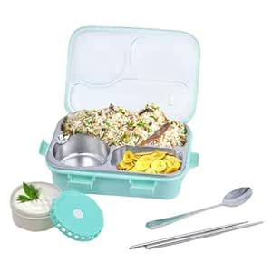 Buy Attro Lunch Pro 3 Lunch Box with Detachable Inner Steel ...