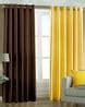 Buy Yellow & Brown Curtains & Accessories for Home & Kitchen by Homefab ...