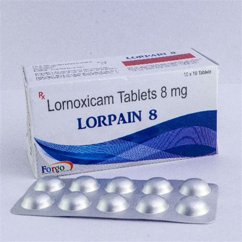 LORPAIN-8 Tablets Forgo Pharmaceuticals Pvt Ltd