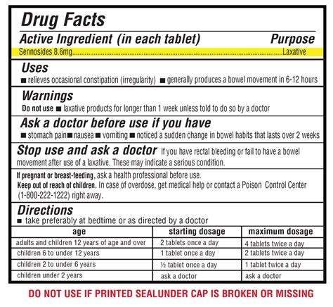 Buy Safrel Senna 8.6 mg Tablets (1000 Count) –Natural Sennosides ...