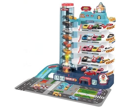 KEDARNATH ENTERPRISE City Garage Playset Car Race Track for Toddlers- 5 ...