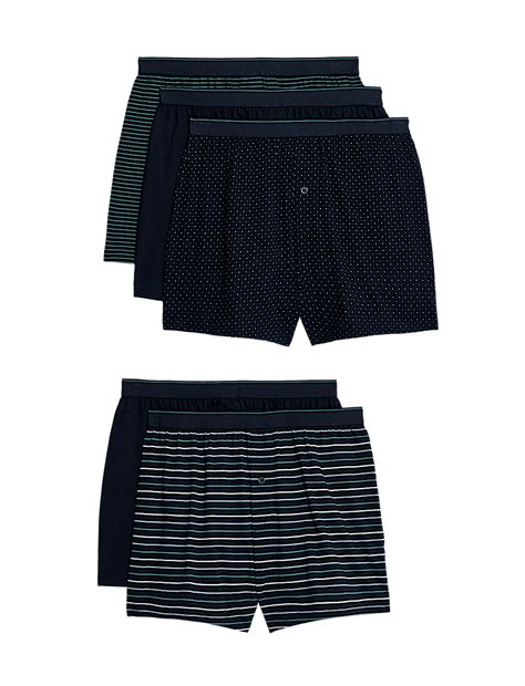 Buy 5pk Pure Cotton Cool & Fresh™ Boxers at Marks & Spencer