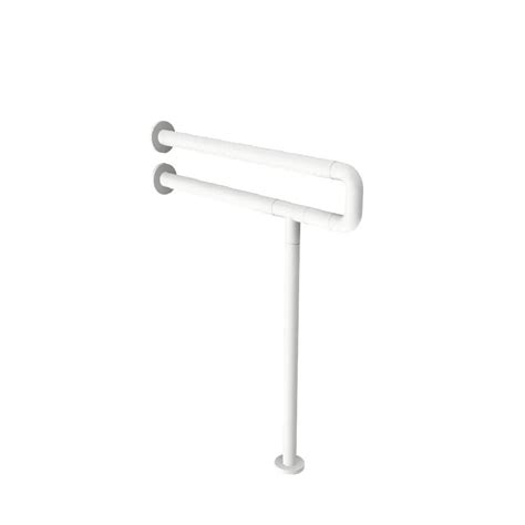 AGEasy Toilet Grab Bar with Floor Support (24.8 inches) | Wall Mounted ...