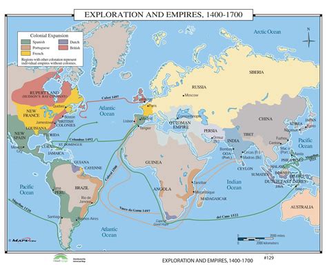 British Empire Map 1700