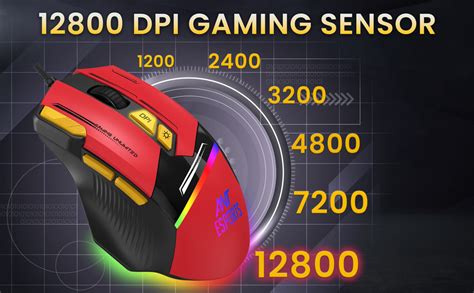 Ant Esports GM333 RGB Wired High End Optical Ergonomic Gaming Mouse ...