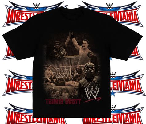 Travis! Scott WWE! style PNG/ Vintage streetwear T-Shirt design for ...