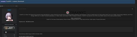 TRAXNYC Data Breach Alert: 182K Customer Records Exposed – Full Report ...