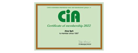Membri CAN in Automation dal 1997 | Atos Group