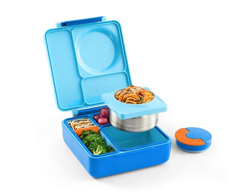 OmieBox Bento Box for Kids - Insulated Bento Lunch Box with Leak Proof ...
